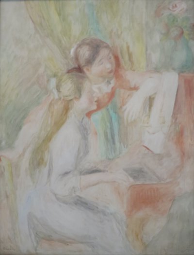 Ragazze al pianoforte da Pierre Auguste Renoir
