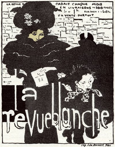Art. La Revue Blanche. Poster di Pierre Bonnard, Francia da Pierre Bonnard