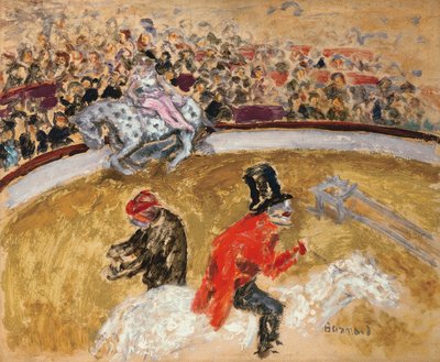 Al circo, 1897 circa (olio su tavola) da Pierre Bonnard