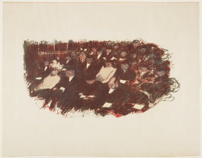 Al Teatro, c. 1897-1898 (pubblicato 1899) da Pierre Bonnard