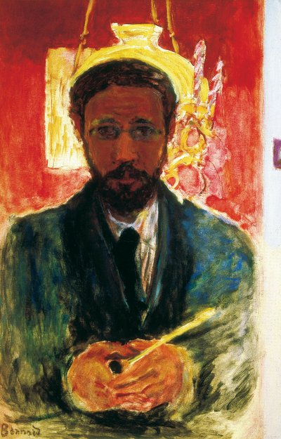 Autoritratto con pipa. 1908 da Pierre Bonnard