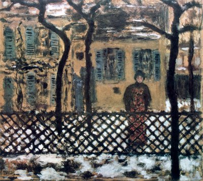 Dietro la recinzione, c1895 da Pierre Bonnard