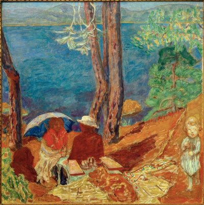 Bordo del mare, sotto i pini da Pierre Bonnard