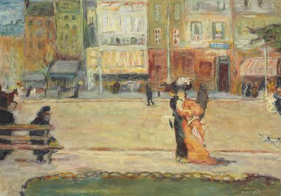 Boulevard de Clichy o Scena di strada a Parigi da Pierre Bonnard