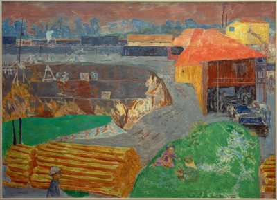 Cava di lignite da Pierre Bonnard