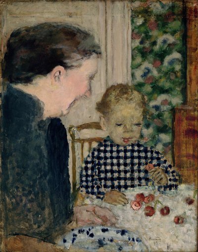 Bambino che mangia ciliegie, 1895 da Pierre Bonnard