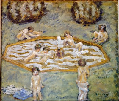 Bambini in piscina da Pierre Bonnard