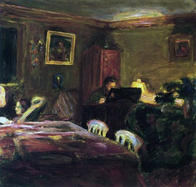 Claude Terrasse al pianoforte da Pierre Bonnard