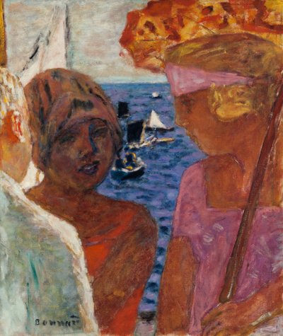 Conversazione a Arcachon, 1926-1930 da Pierre Bonnard