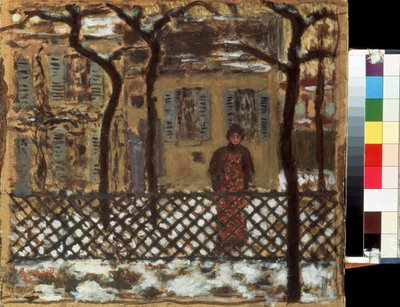 Dietro la recinzione da Pierre Bonnard