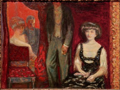 La loggia, Signore e Signora Josse e Gaston Bernheim-Jeune da Pierre Bonnard
