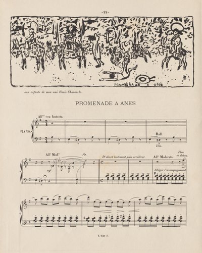 Giro in asino, 1893 da Pierre Bonnard