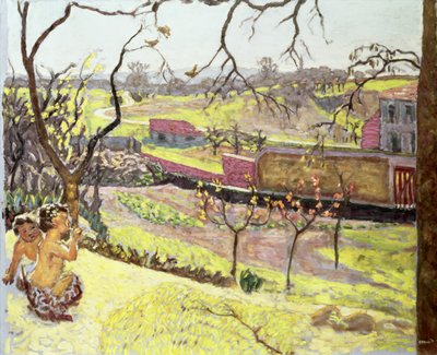 Prima primavera (Piccoli fauni), c.1909 da Pierre Bonnard