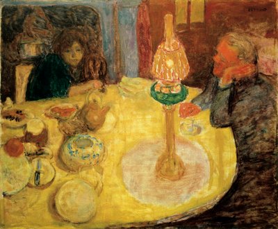 Sera sotto la lampada da Pierre Bonnard