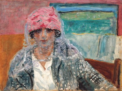 Donna con il velo (Mme Lucienne Dupuy de Frenelle), c.1917 da Pierre Bonnard