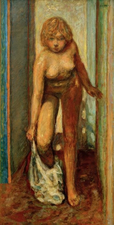 Donna che si spoglia da Pierre Bonnard