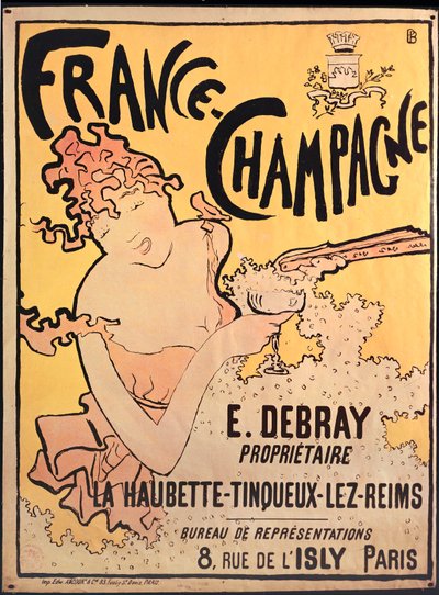 Francia Champagne. Litografia ... (litografia) da Pierre Bonnard