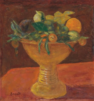 Ciotola di frutta con mandarini da Pierre Bonnard
