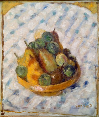 Natura morta di pere e prugne da Pierre Bonnard