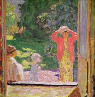 Davanti alla finestra, 1918 da Pierre Bonnard