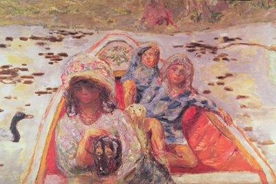 In barca, dettaglio delle ragazze, c.1907 (dettaglio) da Pierre Bonnard