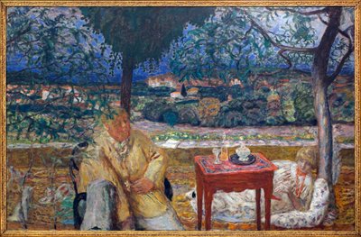Nel giardino (conversazione in Provenza) da Pierre Bonnard