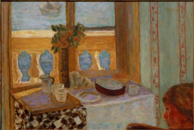 Interno con balcone da Pierre Bonnard