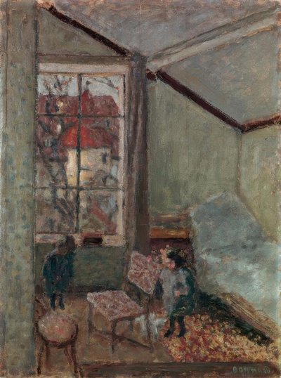 Interno di atelier con due bambini da Pierre Bonnard