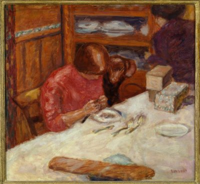 Interno o la donna con il cane da Pierre Bonnard