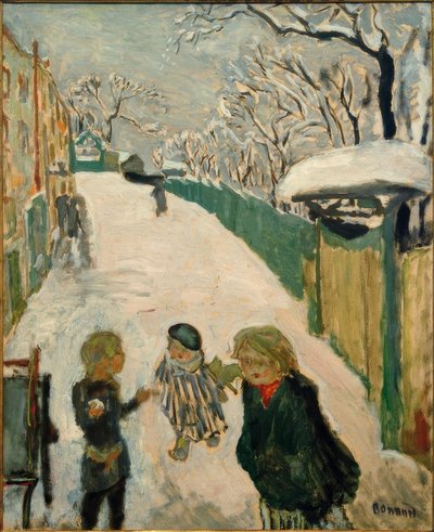 Giochi di bambini nella neve / La strada da Pierre Bonnard