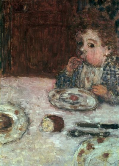 Bambino a colazione da Pierre Bonnard