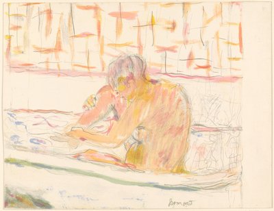 Donna nella vasca da bagno da Pierre Bonnard
