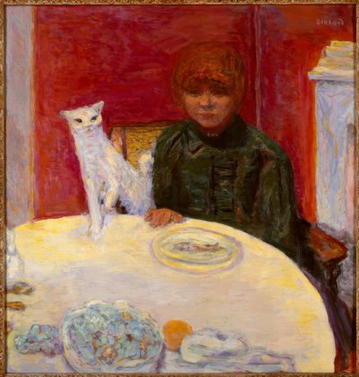 La donna con il gatto o il gatto esigente da Pierre Bonnard