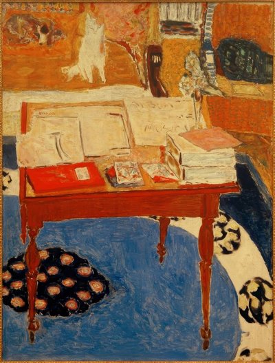 Il tavolo da lavoro da Pierre Bonnard