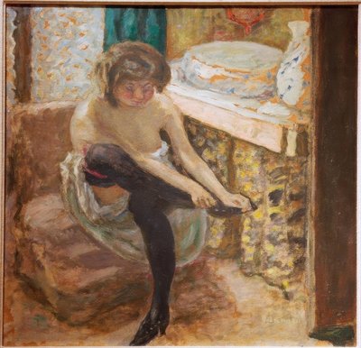 La donna con le calze nere da Pierre Bonnard
