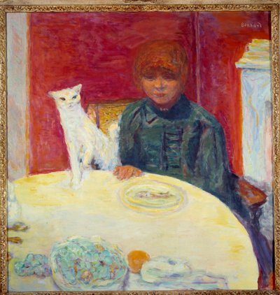 La donna con il gatto o il gatto che chiede da Pierre Bonnard