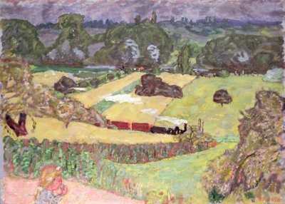 Paesaggio con treno merci, 1909 da Pierre Bonnard