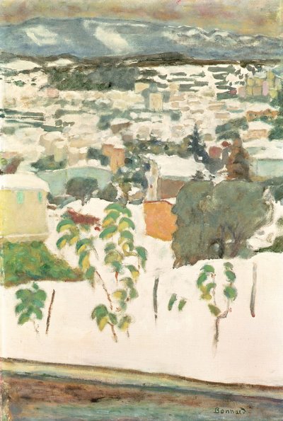 Le Cannet nella neve, c.1927 da Pierre Bonnard