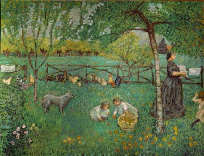 Il grande giardino al Clos da Pierre Bonnard