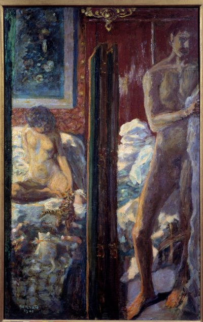 Uomo e donna Una coppia nuda in una camera da letto da Pierre Bonnard