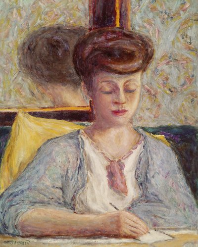 Misia Godeski che scrive da Pierre Bonnard