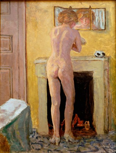 Nudo in piedi alla sua toilette da Pierre Bonnard