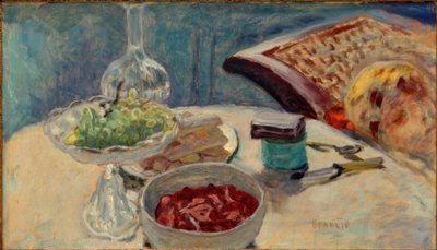 Natura morta con figura (Marthe Bonnard) da Pierre Bonnard
