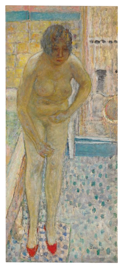 Nu aux babouches rouges, c.1932 da Pierre Bonnard