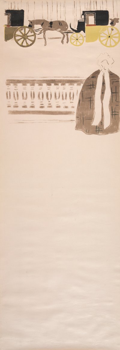 Passeggiata delle bambinaie, Frieze of Carriages, 1895 da Pierre Bonnard