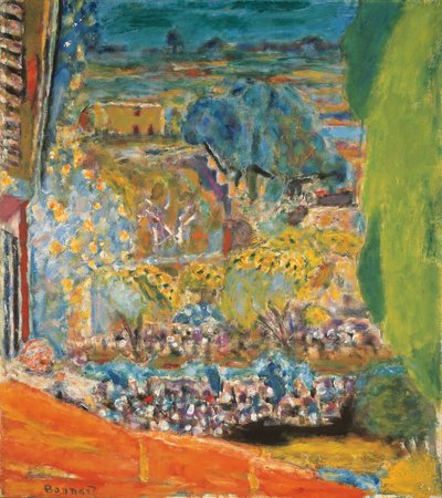 Paesaggio con tetto rosso (Le Cannet) da Pierre Bonnard