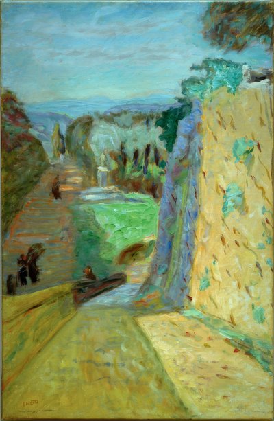 Paesaggio, il viale al Cannet da Pierre Bonnard