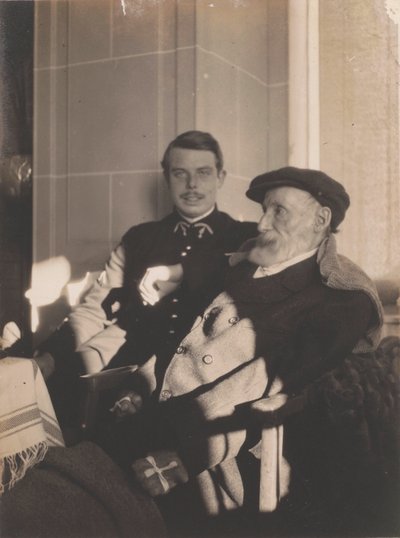 Pierre-Auguste e Jean Renoir, c. 1916 da Pierre Bonnard