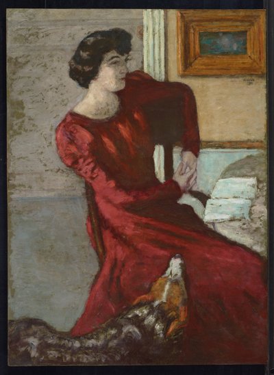 Ritratto di Madame Hessel, o la donna in rosso, 1901 da Pierre Bonnard