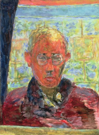 Ritratto del pittore in vestaglia rossa, 1943 da Pierre Bonnard